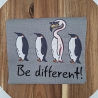 Küchenhandtuch Geschirrtuch Flamingo Pinguin