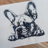 Küchenhandtuch Geschirrtuch Französische Bulldogge Hund