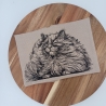 Küchenhandtuch Geschirrtuch Katze