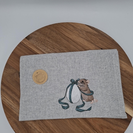 Küchenhandtuch Geschirrtuch Maus Ei