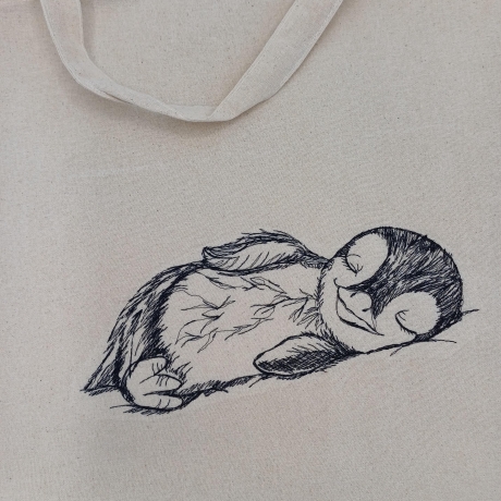 Einkaufstasche Beutel Tasche Pinguin