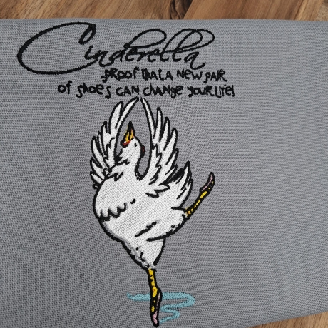 Küchenhandtuch Geschirrtuch Huhn Tanzen Ballerina