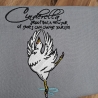 Küchenhandtuch Geschirrtuch Huhn Tanzen Ballerina