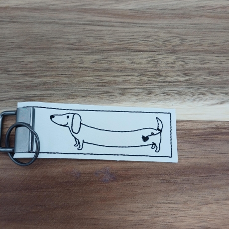 Schlüsselanhänger Dackel Hund