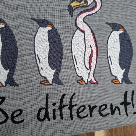 Küchenhandtuch Geschirrtuch Flamingo Pinguin