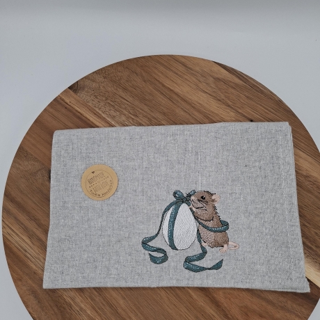Küchenhandtuch Geschirrtuch Maus Ei