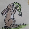 Küchenhandtuch Geschirrtuch Hase Frosch