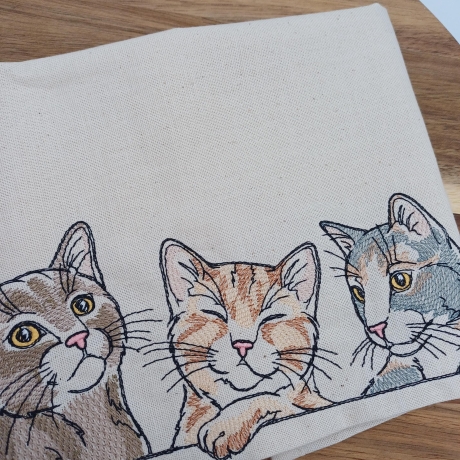 Küchenhandtuch Geschirrtuch Katzen