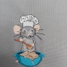 Küchenhandtuch Geschirrtuch Maus Koch
