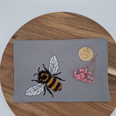 Küchenhandtuch Geschirrtuch Hummel