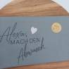 Küchenhandtuch Geschirrtuch Alexa Spruch Sprüche