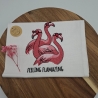 Küchenhandtuch Geschirrtuch Flamingo