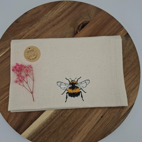 Küchenhandtuch Geschirrtuch Hummel