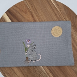 Küchenhandtuch Geschirrtuch Maus Krokus