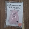 Schlüsselanhänger Taschenbaumler Schwein Glück