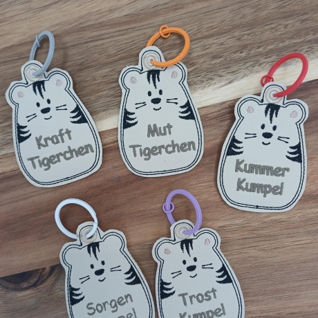 Schlüsselanhänger Tiger Mutmacher Kumpel