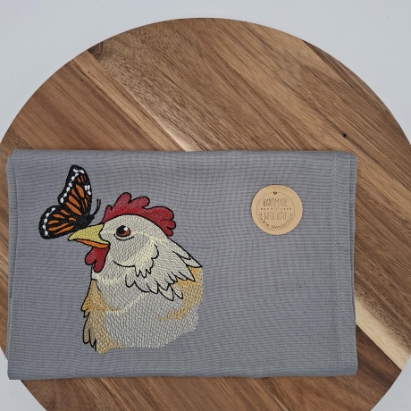 Küchenhandtuch Geschirrtuch Hühner Huhn