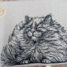 Küchenhandtuch Geschirrtuch Katze