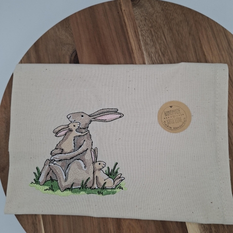 Küchenhandtuch Geschirrtuch Hase