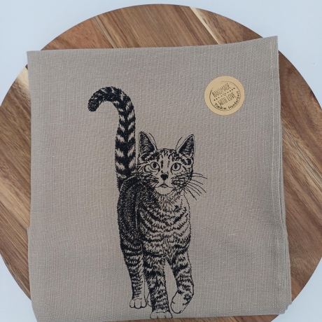 Geschirrtuch Küchenhandtuch Katze
