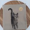 Geschirrtuch Küchenhandtuch Katze