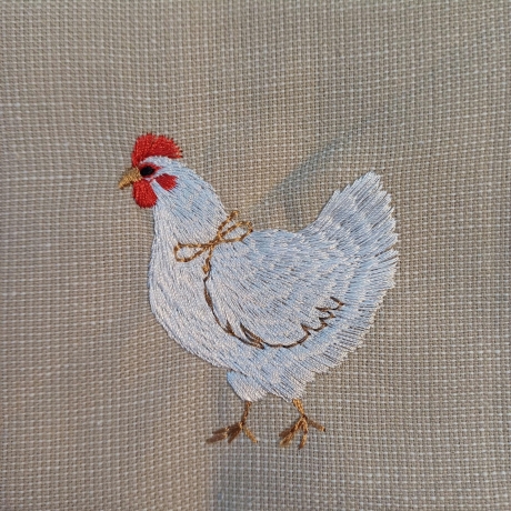 Küchenhandtuch, Geschirrtuch Huhn