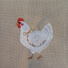 Küchenhandtuch, Geschirrtuch Huhn