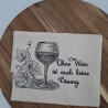 Küchenhandtuch Geschirrtuch Wein Trauben