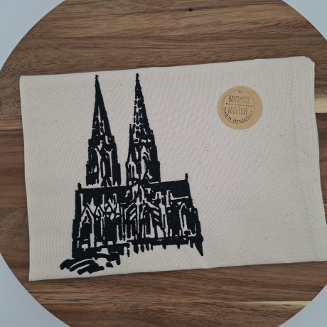 Küchenhandtuch Geschirrtuch Kölner Dom