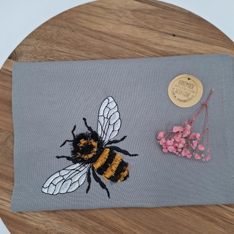 Küchenhandtuch Geschirrtuch Hummel