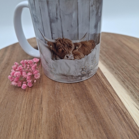Kaffeetasse Tasse Kuh Schottisches Hochlandrind