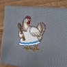 Küchenhandtuch Geschirrtuch Hühner Huhn Hahn