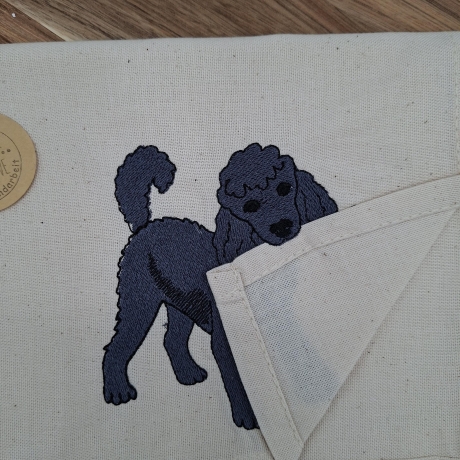 Küchenhandtuch Geschirrtuch Pudel Hund