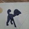 Küchenhandtuch Geschirrtuch Pudel Hund