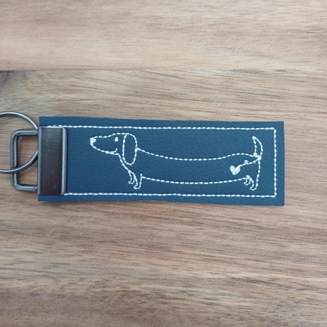 Schlüsselanhänger Dackel Hund
