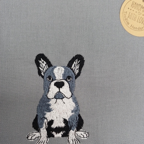 Küchenhandtuch Geschirrtuch Französische Bulldogge Hund