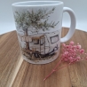Kaffeetasse Tasse Wohnwagen Camping