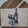 Küchenhandtuch Geschirrtuch Wein Trauben
