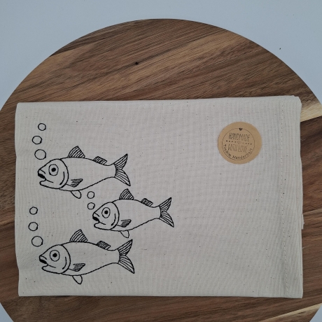 Küchenhandtuch Geschirrtuch Fische