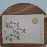 Küchenhandtuch Geschirrtuch Fische