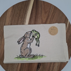 Küchenhandtuch Geschirrtuch Hase Frosch