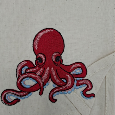 Küchenhandtuch Geschirrtuch Krake Oktopus
