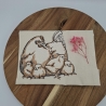 Küchenhandtuch Geschirrtuch Hühner Huhn Küken