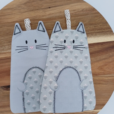 Topflappen Katze Katzen
