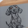 Küchenhandtuch Geschirrtuch Dackel Hund