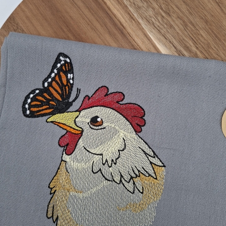 Küchenhandtuch Geschirrtuch Hühner Huhn