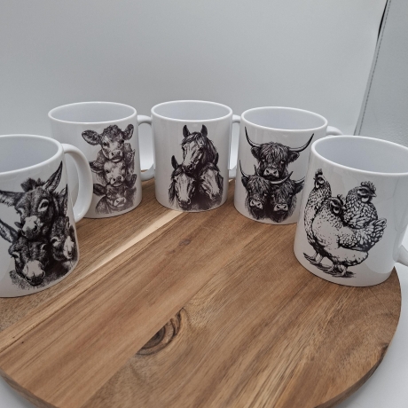 Kaffeetasse, Tasse Tiere Bauernhof
