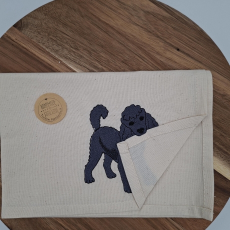 Küchenhandtuch Geschirrtuch Pudel Hund