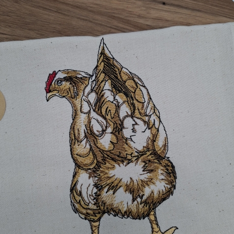 Küchenhandtuch Geschirrtuch Hühner Huhn