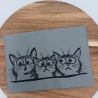 Küchenhandtuch Geschirrtuch Katzen